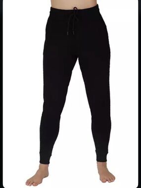 Yogalicious Black Drawstring Jogger Pants XS